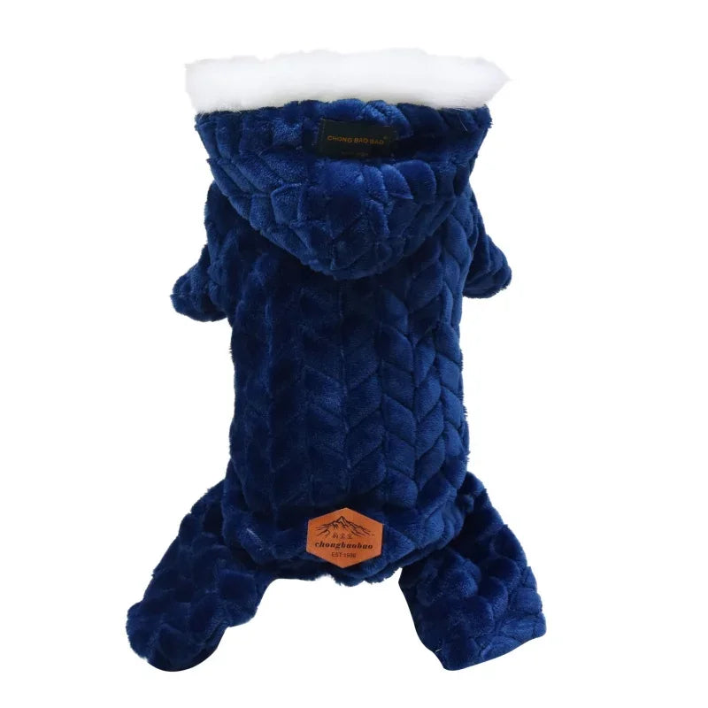 Fleece Pet Fur Jumpsuit Chihuahua Clothing
