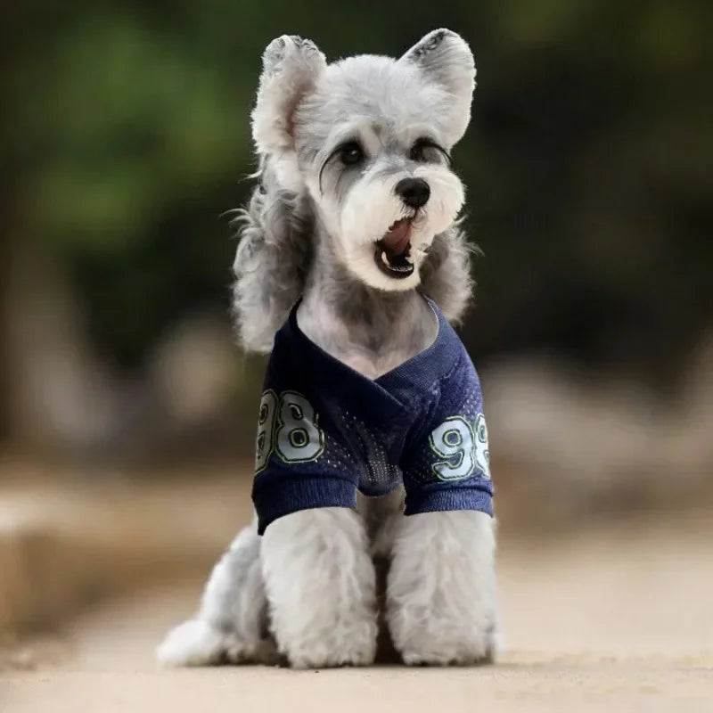 Mesh Basketball Jersey Dog Shirt — Breathable Sports Tank for Dogs & Cats | S–8XL