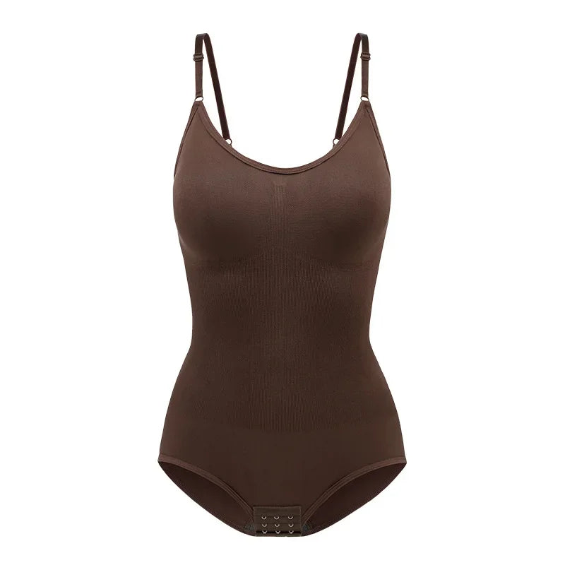 Seamless Full-Body Shapewear Bodysuit – Tummy Control & Curve Sculptin