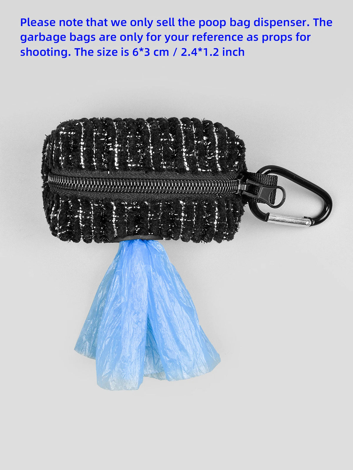 Designer Dog Poop Bag Holder — Stylish Belt-Clip Waste Bag Dispenser for Dog Walking