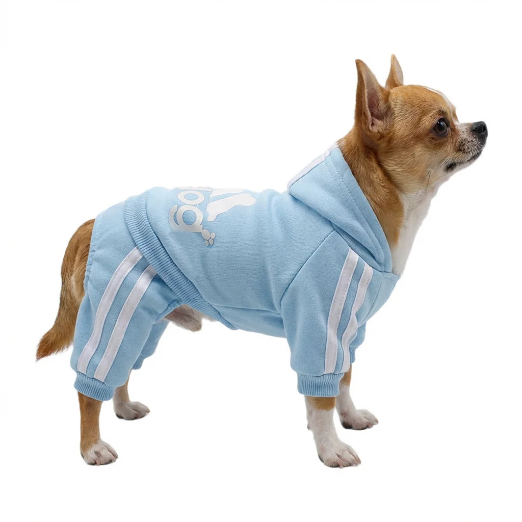 Classic Fashion Dog Hoodie, Four-Leg Design Pet Apparel, Puppy Dog Sweater for Small to Medium Breeds
