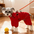 Waterproof Dog Rain Jacket with Built-In Harness — Windproof Jumpsuit for Small to Large Dogs | S–5XL