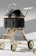 Luxury Pet Stroller 3 in 1  Detachable Carrier