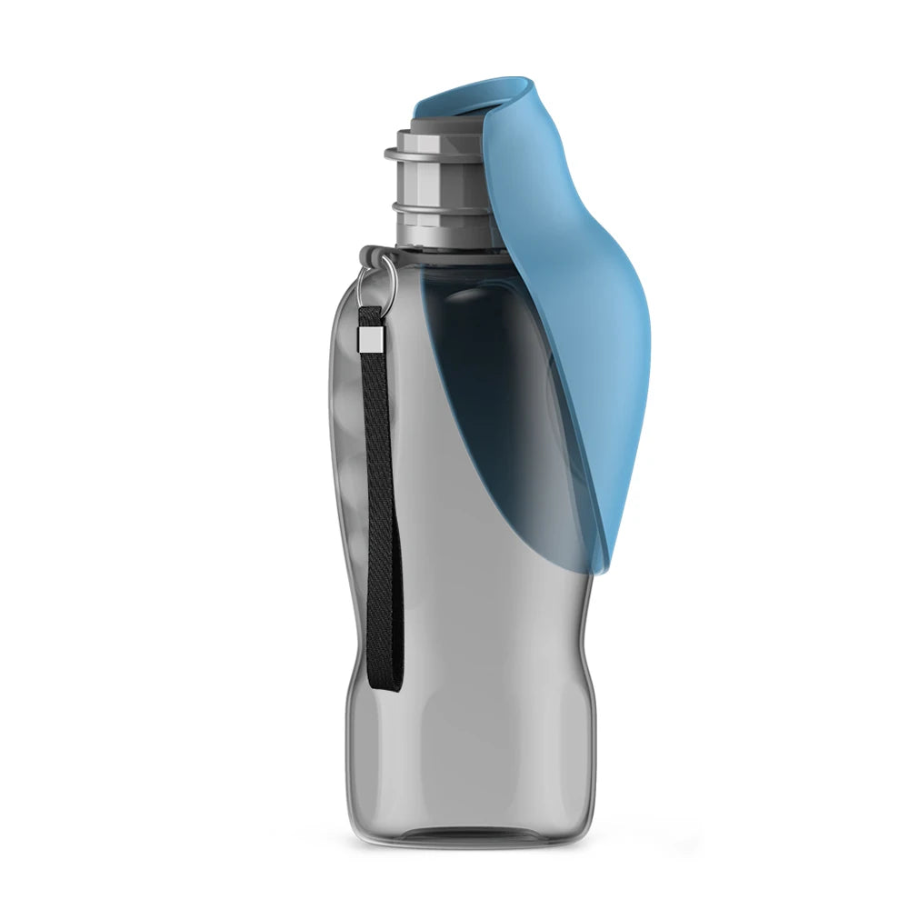 Portable Dog Water Bottle — 800ml Foldable Travel Dispenser for Small, Medium & Large Dogs | 4 Colors