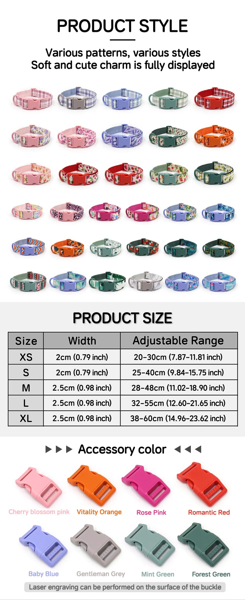 Luxury Bow Dog Collar Set | Cotton & Polyester | XS–XL | With Leash & Poop Bag