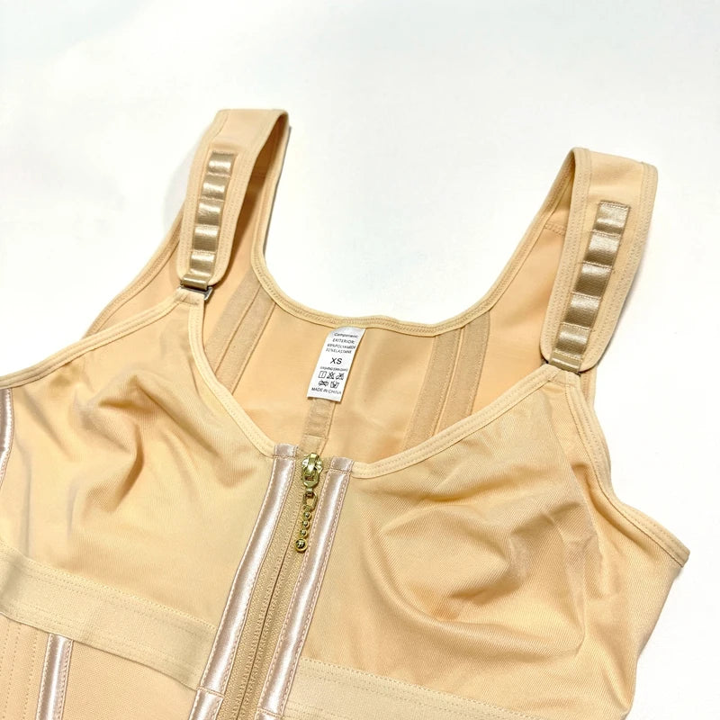 Colombian Fajas Waist Trainer – 17 Steel Bones & Triple-Hook Compression