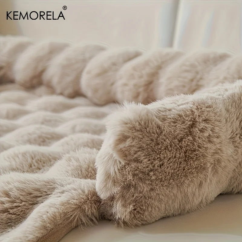 Plush Dog Bed with Pillow