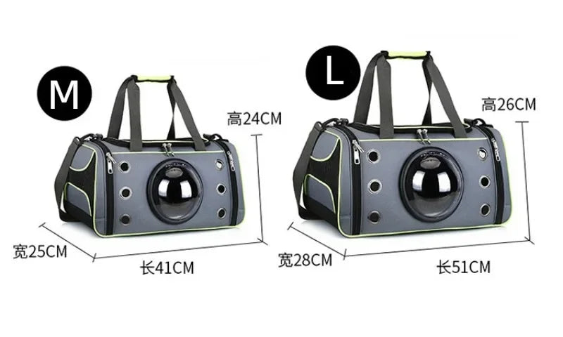 Dog Carrier Bag Pet Outing Portable Cat Dogs Handbag Crossbody Bag Breathable Large Capacity Cats Small Pet Dogs Slings Backpack Fashioned Furbabies