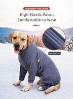 Fleece Winter Dog Pajamas - Four-Legged Elastic Jumpsuit