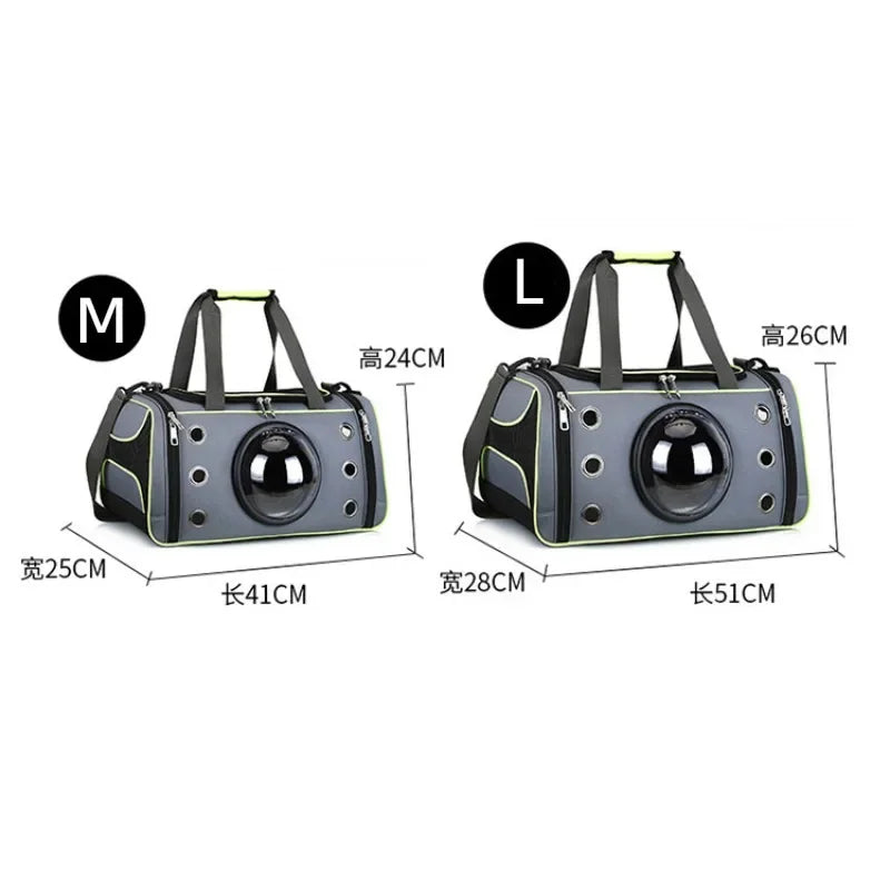 Dog Carrier Bag Pet Outing Portable Cat Dogs Handbag Crossbody Bag Breathable Large Capacity Cats Small Pet Dogs Slings Backpack Fashioned Furbabies