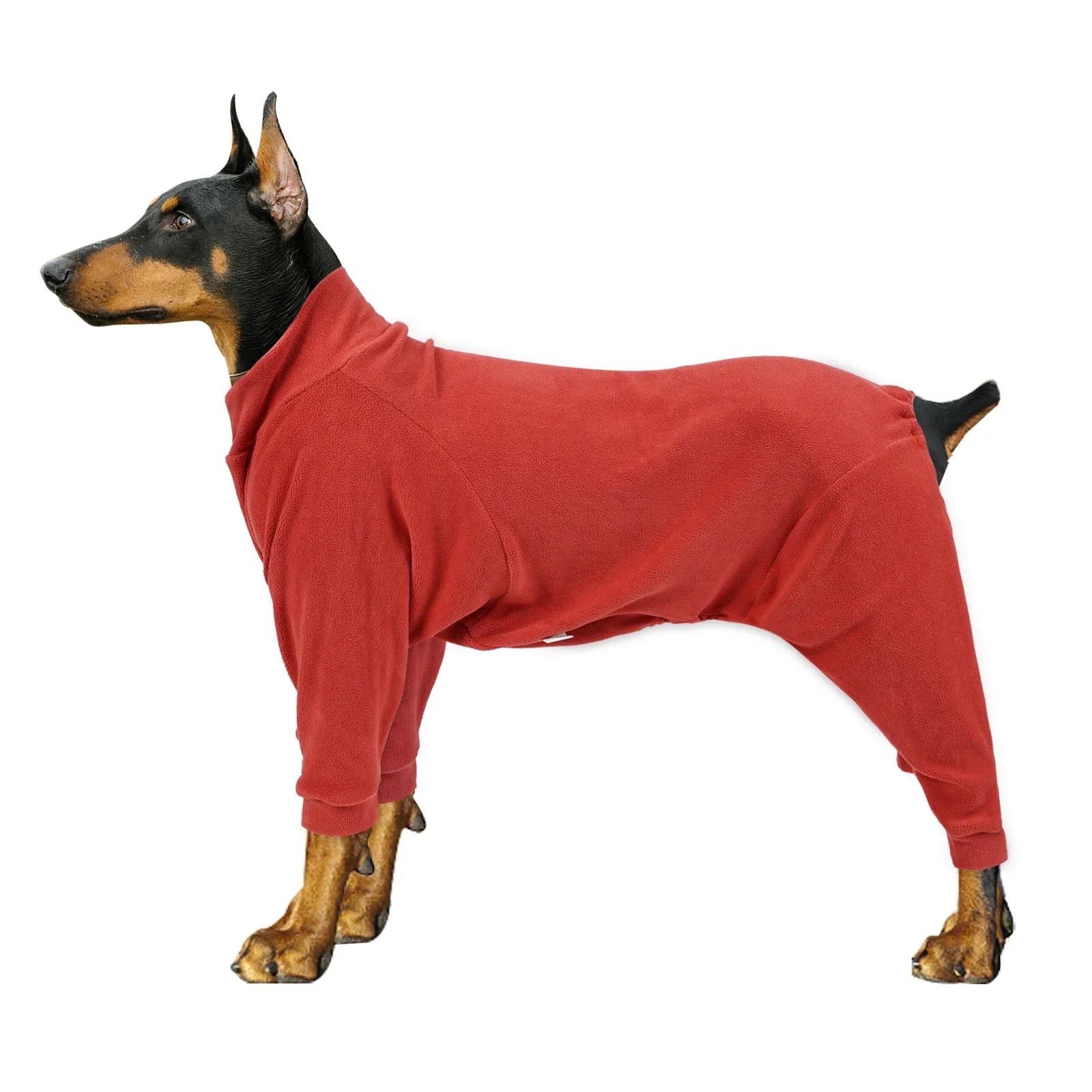 Fleece Winter Dog Pajamas - Four-Legged Elastic Jumpsuit
