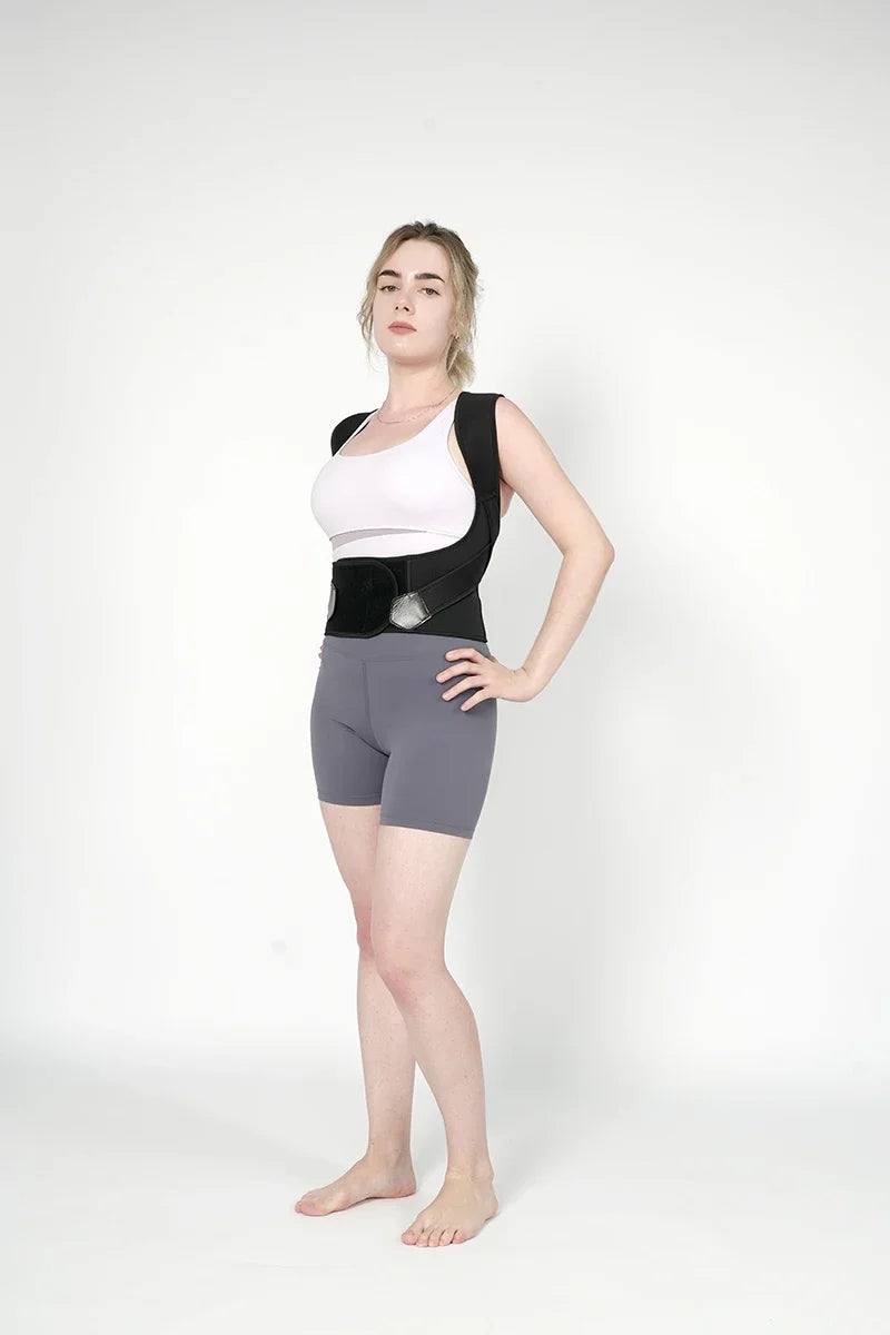 Adjustable Posture Corrector – Upper Back & Shoulder Support Brace