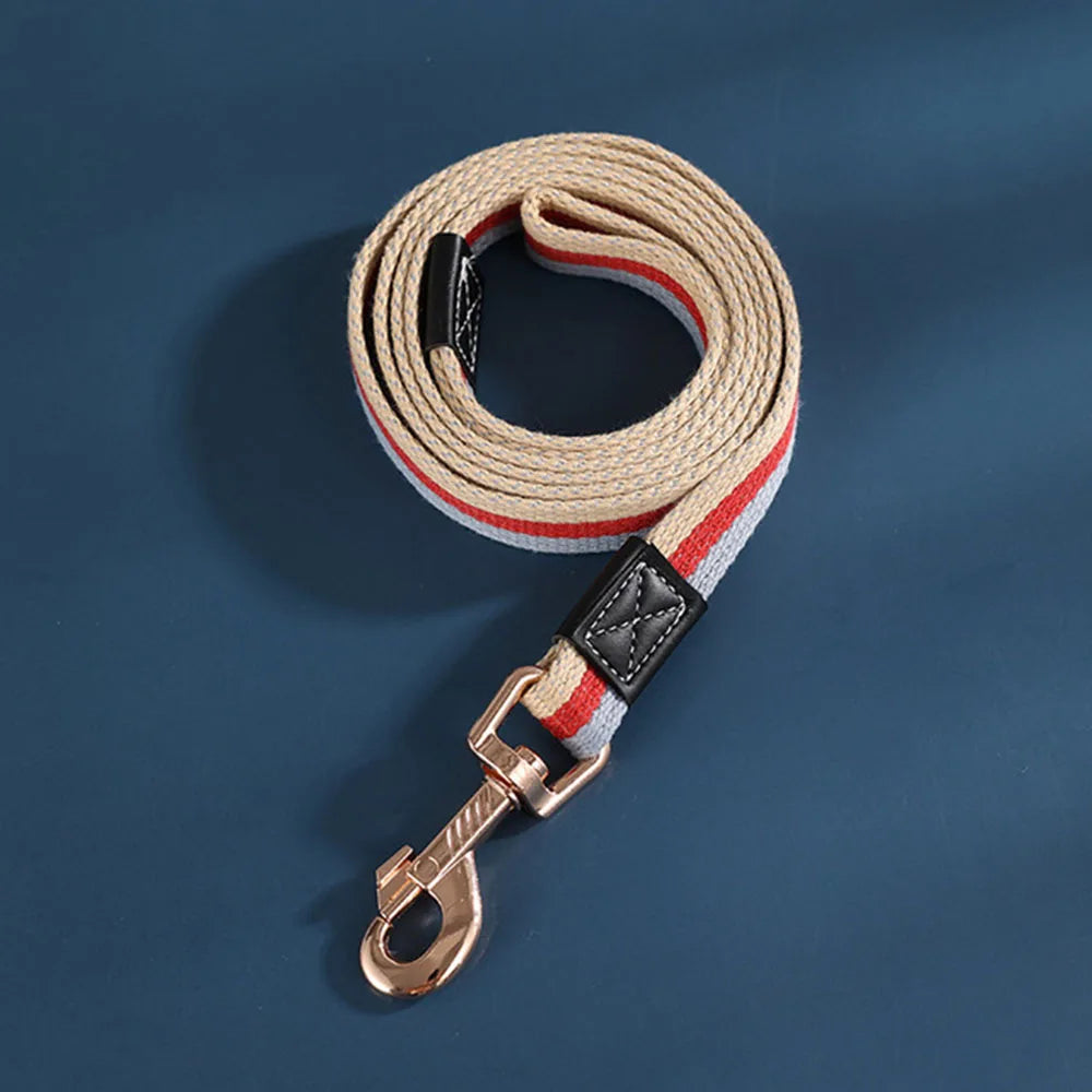 Padded Nylon Dog Training Leash — Strong Traction Lead for Small, Medium & Large Dogs | 4 Colors | 3 Widths | 2 Lengths