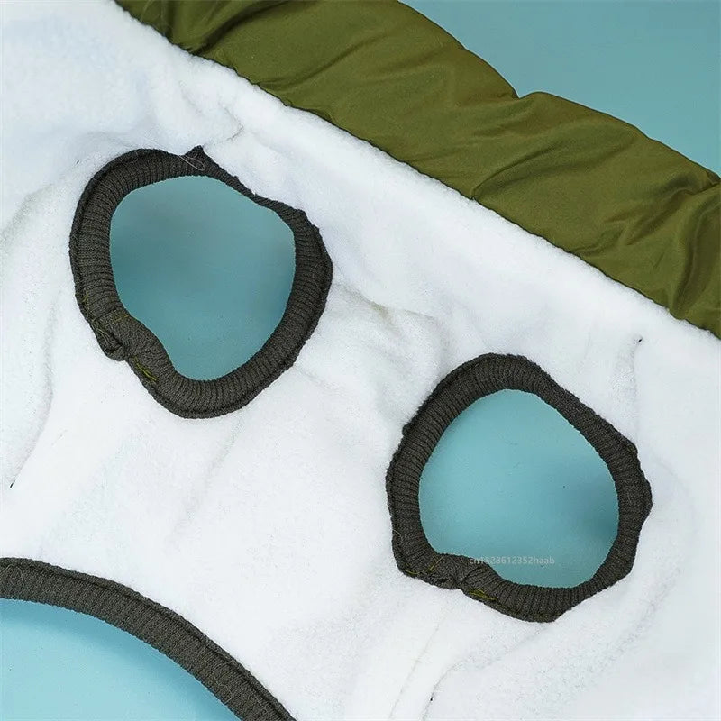 Winter Waterproof Dog Jacket with Built-In Harness — Warm Coat Vest for Small & Medium Dogs