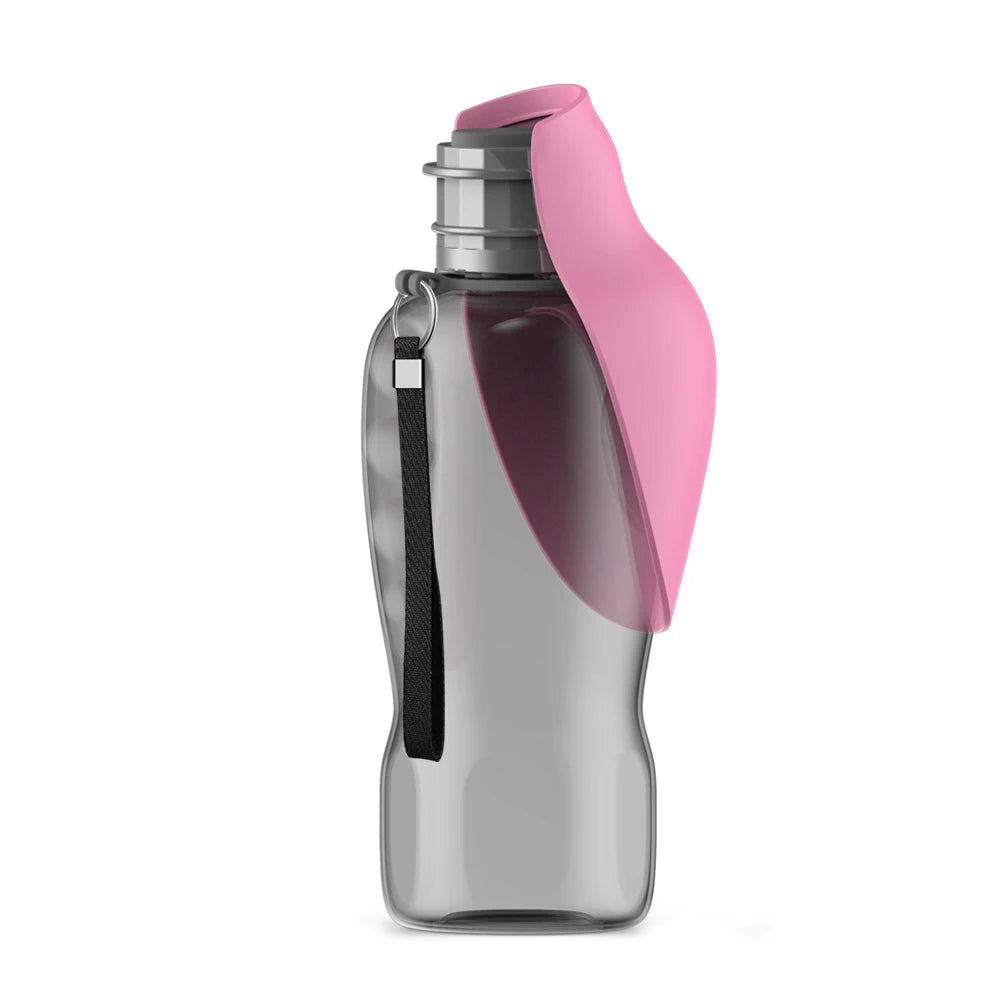 Portable Dog Water Bottle — 800ml Foldable Travel Dispenser for Small, Medium & Large Dogs | 4 Colors