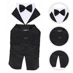 Pet Dog Clothes Fashion Party Show Formal Suit Tie Bow Shirt Wedding Tuxedo Halloween Dress for Small Large Dog Clothes Supplies Fashioned Furbabies