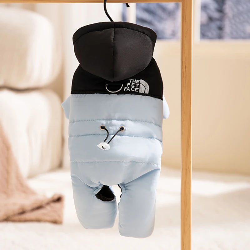 Teddy Four-Legged Cotton Coat Small Dog Winter Clothing Poodle Warm Down Jacket Thickened Jumpsuits Dog Clothes