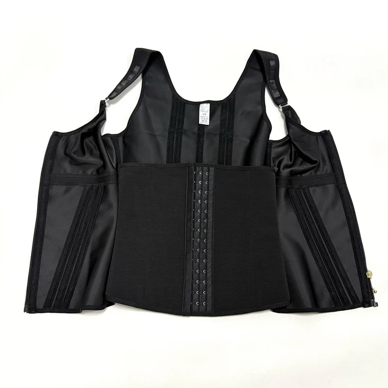 Colombian Fajas Waist Trainer – 17 Steel Bones & Triple-Hook Compression