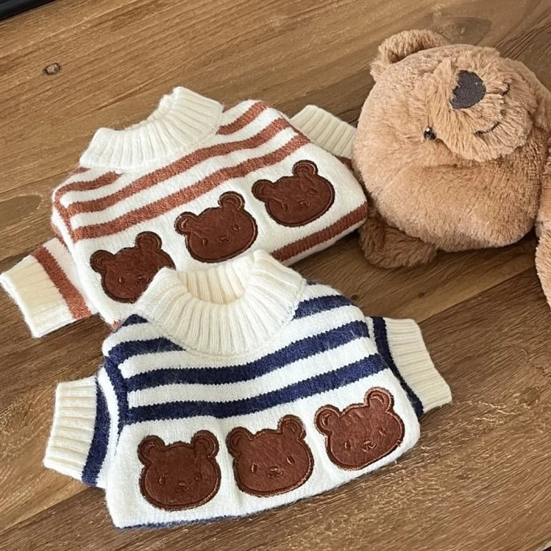 Bear Knit Dog Sweaters
