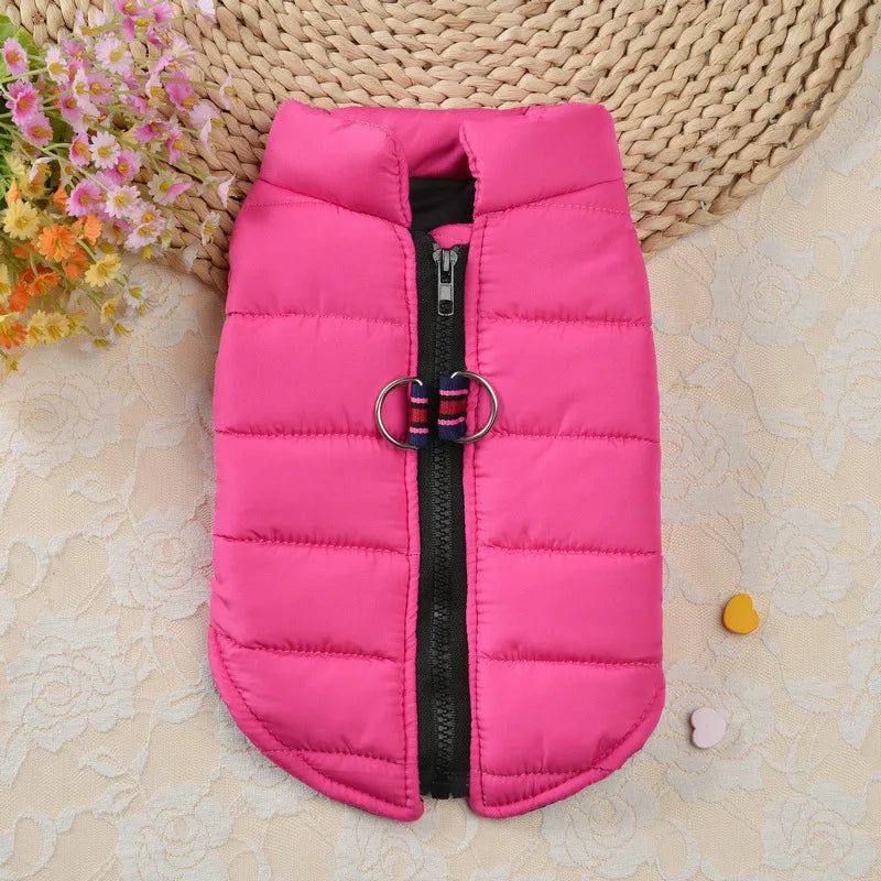 Winter Warm Pet Clothes For Small Dogs Windproof Pet Dog Coat Jacket Padded Clothing for Yorkie Chihuahua Puppy Cat Outfit Vest