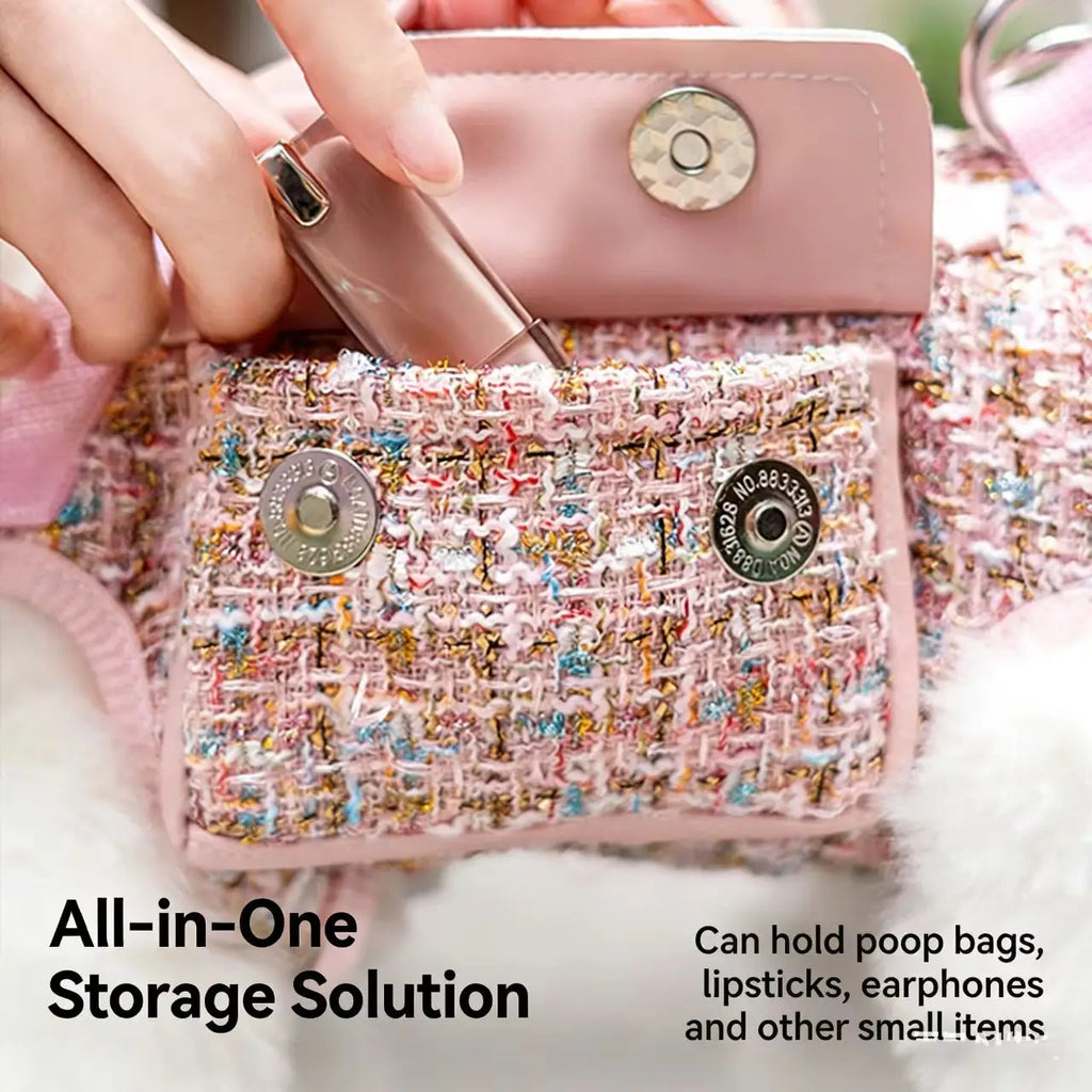 Tweed Dog Sling Carrier