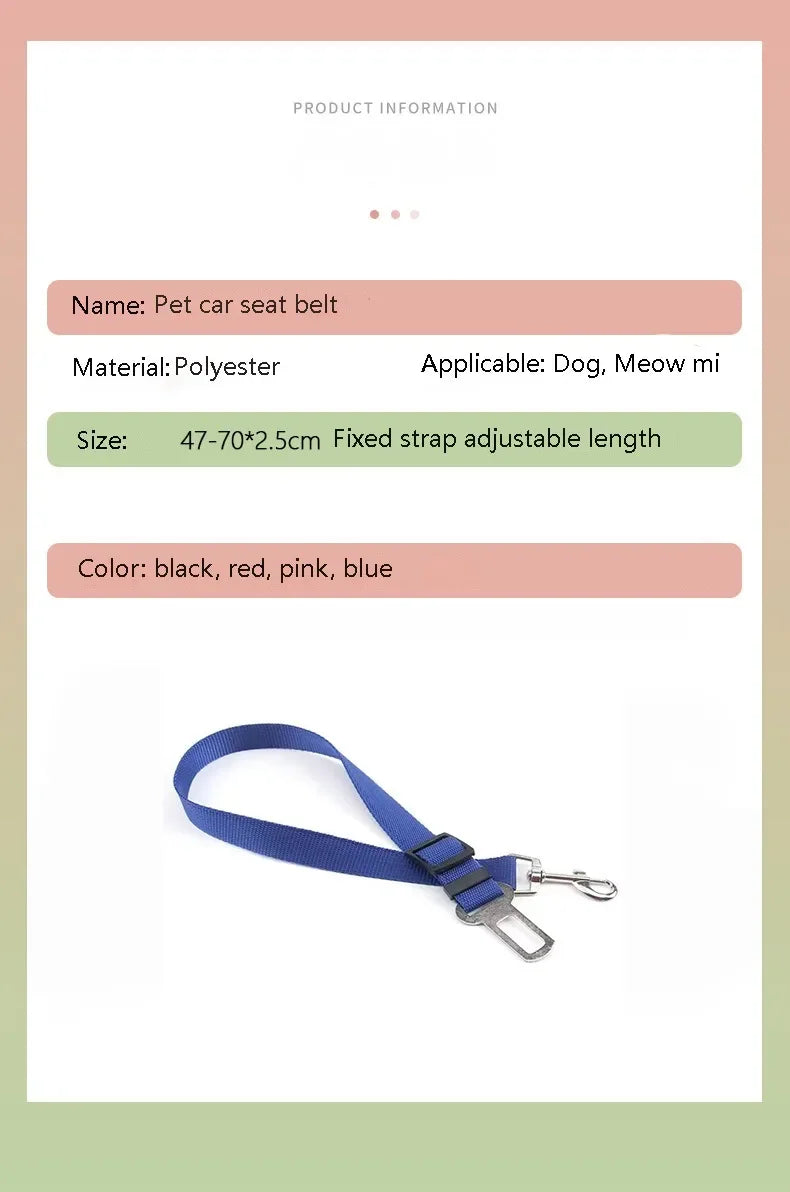 Small/Medium Dog Car Seat – Secure & Comfortable Travel Seat for Pets