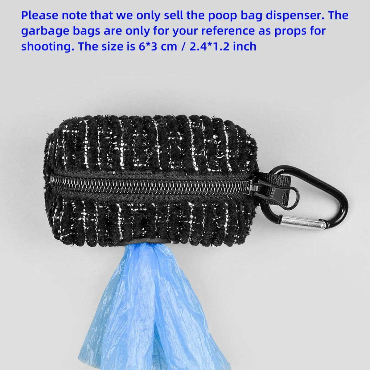 Designer Dog Poop Bag Holder — Stylish Belt-Clip Waste Bag Dispenser for Dog Walking