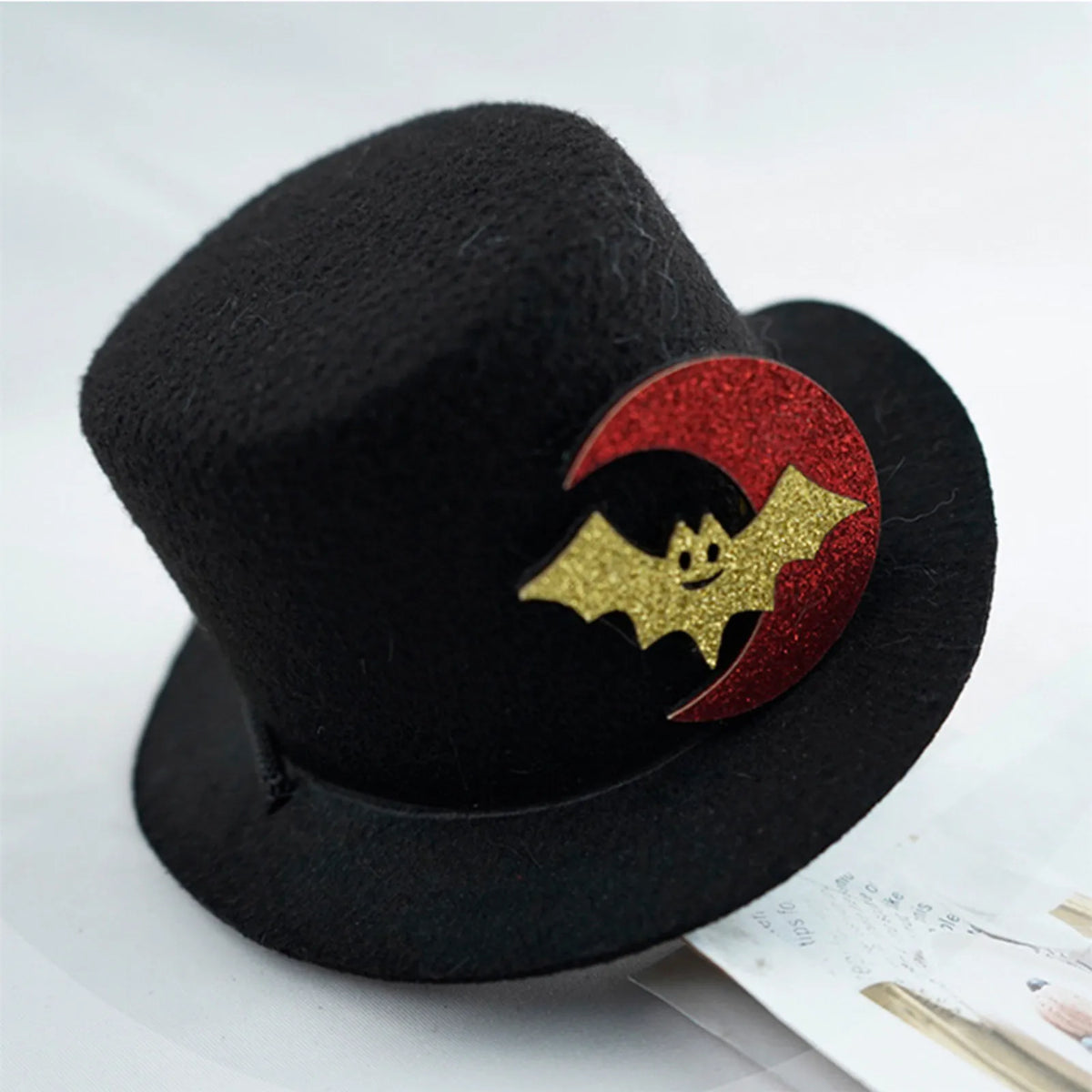 Pet Top Hat | Black Gentleman Formal Hat for Dogs, Cats & Small Animals – Halloween & Parties