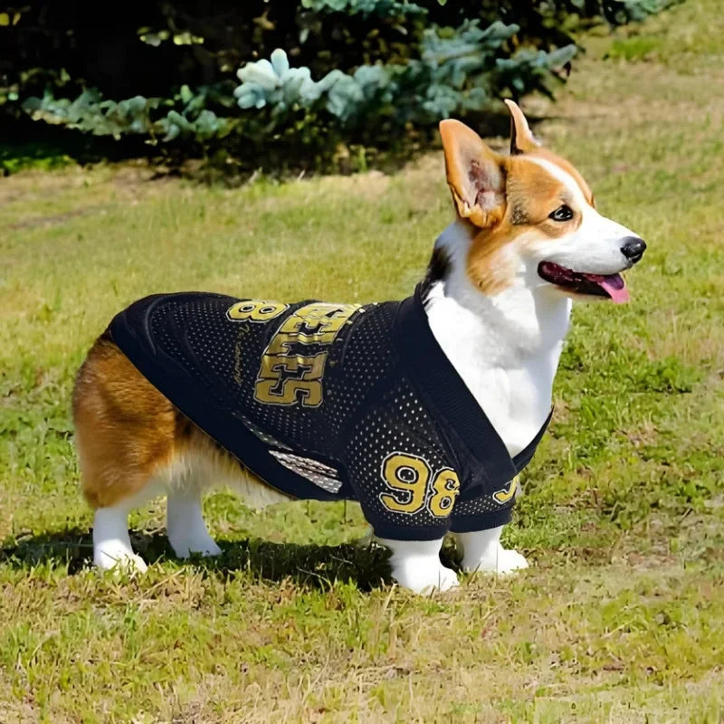 Mesh Basketball Jersey Dog Shirt — Breathable Sports Tank for Dogs & Cats | S–8XL