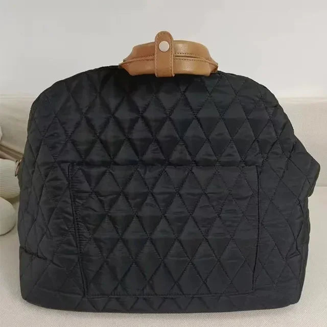 Dog Carrier Handbag Luxury Car Seat Pet Travel Bed for Small Dogs Cat Portable Washable Puppy Carrier Tote Safety Pet Booster Fashioned Furbabies