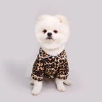 Pet Dog pajamas Clothes - Cute Adorable Leopard & Bee & Cow Print, Lightweight Cozy Soft Homewear Outfit Pet Wear Clothes Fashioned Furbabies