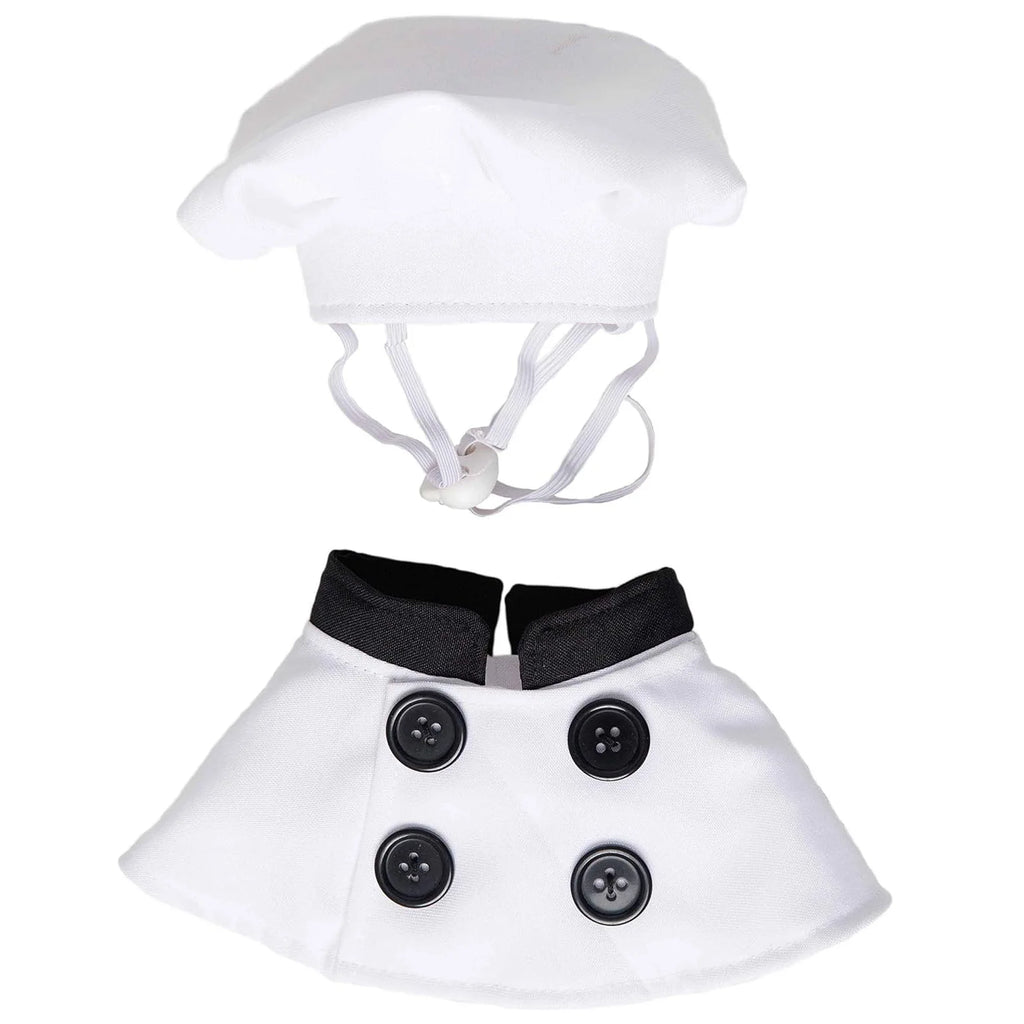 Pet Chef Costume for Cats & Dogs | Cute Chef Hat & Bib Cosplay Outfit for Small to Medium Pets