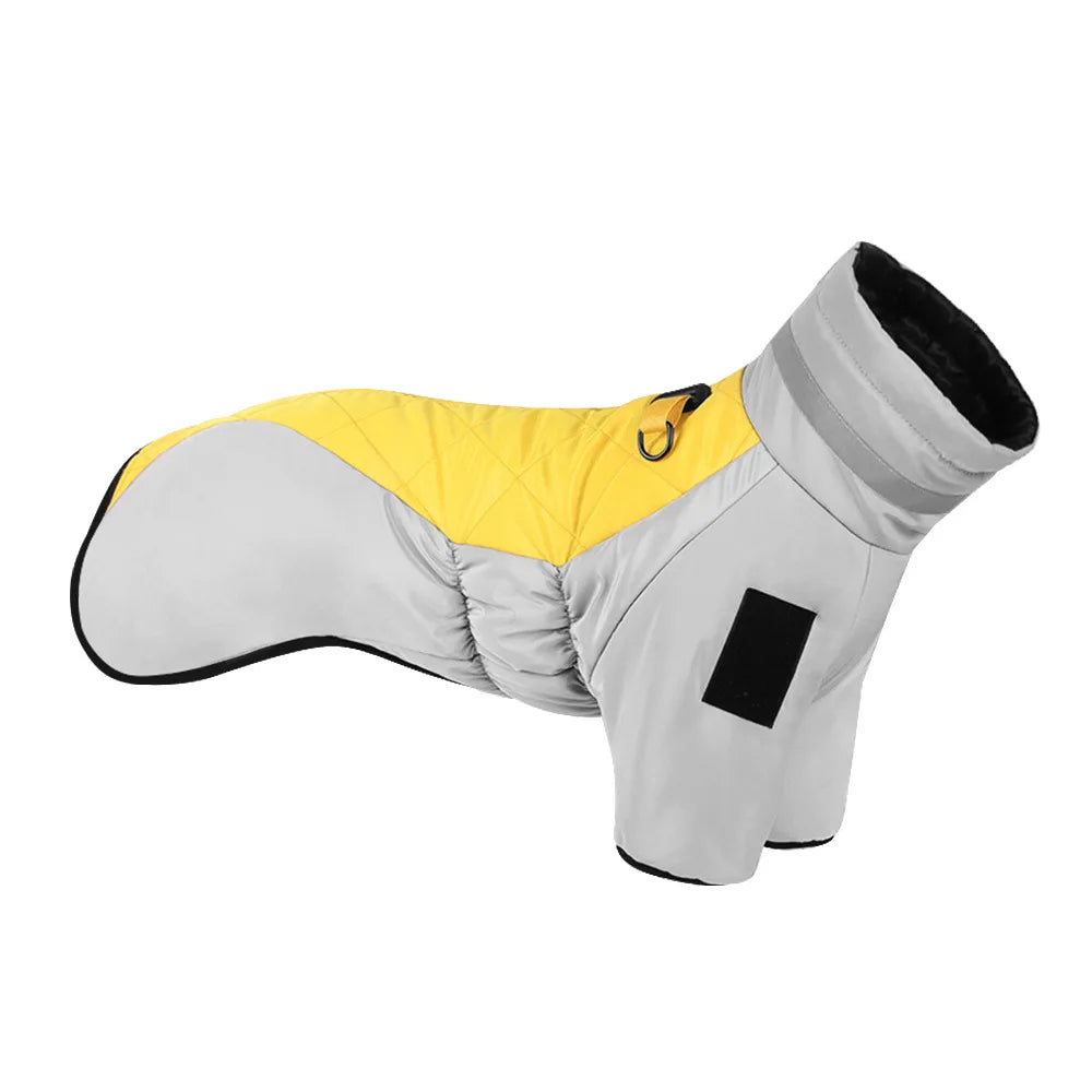 Dog Coat Reflection High Collar