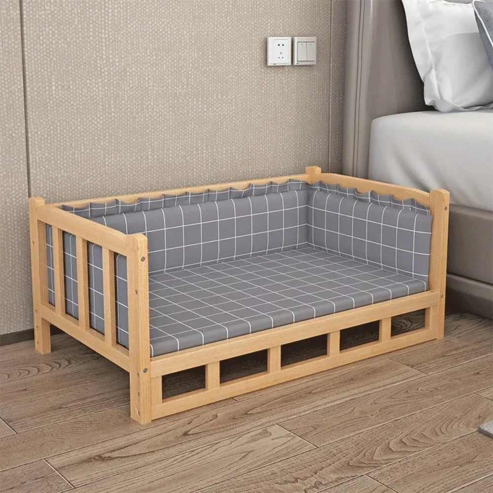 Simplicity Wooden Dog Bed Can Be Used As Bedside Table Dog Kennel Four Season Universal Environment protection Practical Pet Bed Fashioned Furbabies