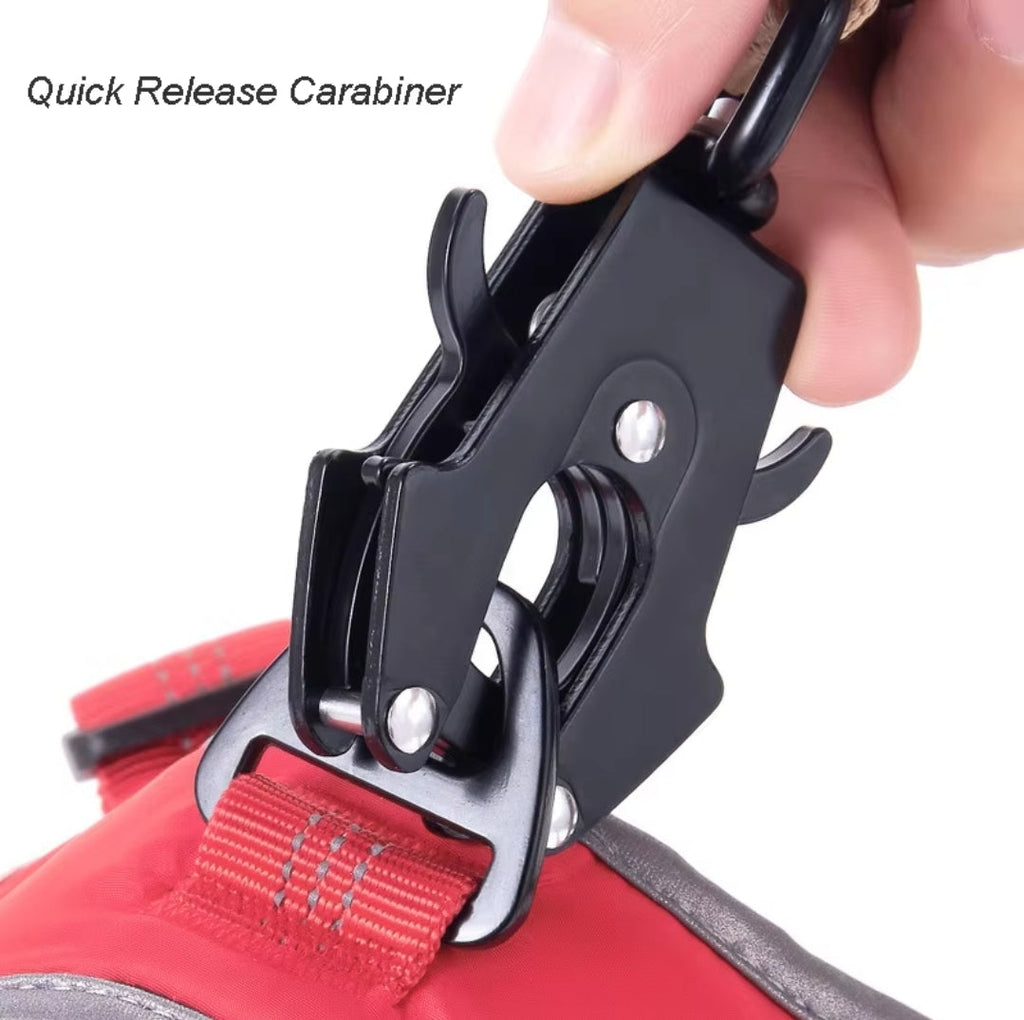 Heavy duty tactical bungee leash shock absorbing reflective, no pull. Fashioned Furbabies