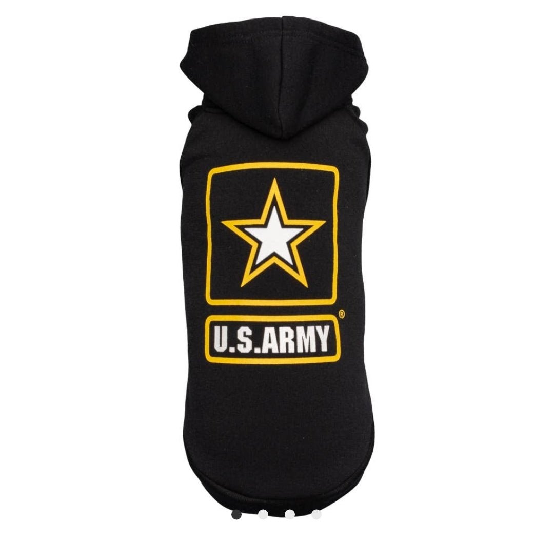 Military Hooded Dog Fleece