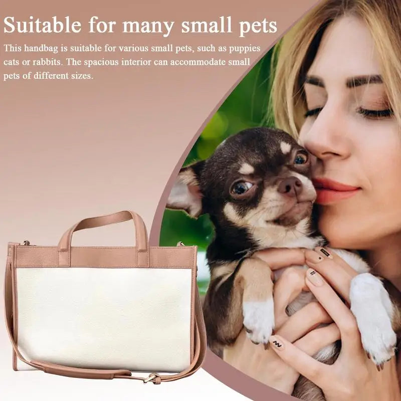 Pet Carriers For Dogs Large Capacity Dog Carrier Multifunctional Outdoor Cat Bags Puppy Breathable Carrying Pouch For Bunny Fashioned Furbabies