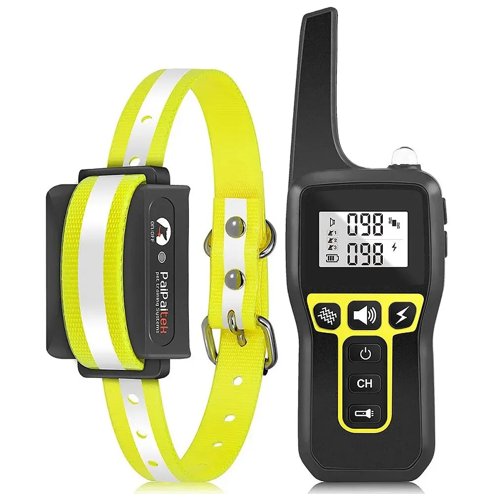 Dog Training Collar with Remote | 1000M Range, Waterproof & Rechargeable