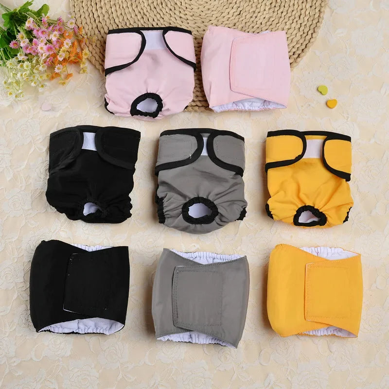 Reusable Washable Dog Diapers — Adjustable Sanitary Pants for Female Dogs & Cats | XS–XL