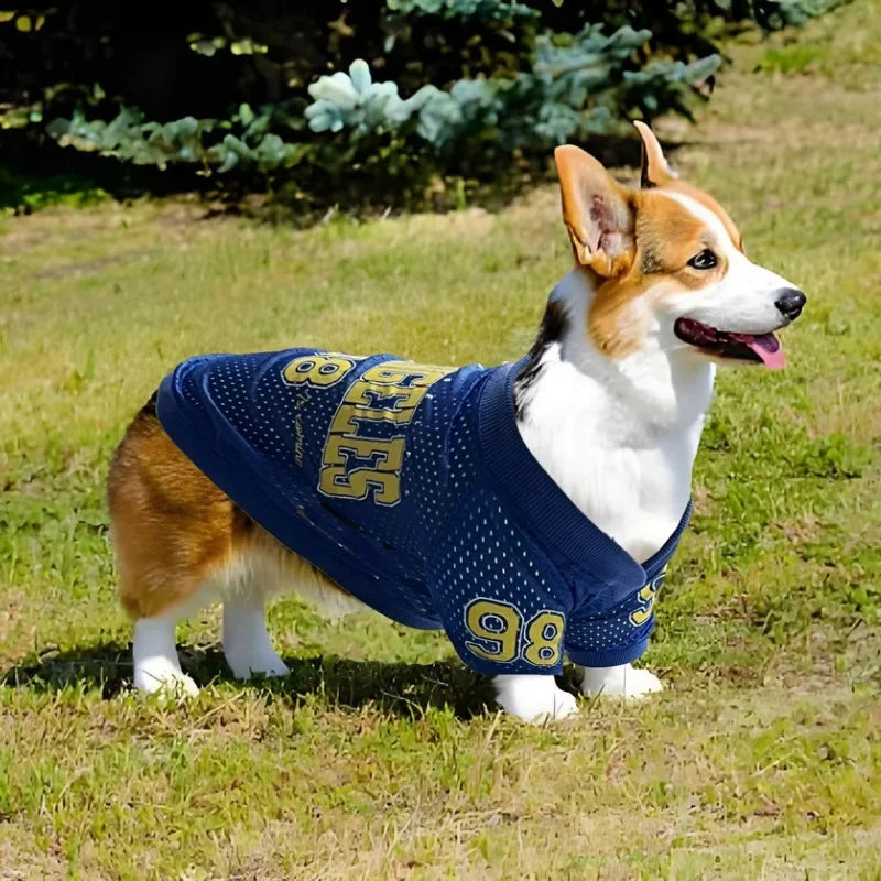 Mesh Basketball Jersey Dog Shirt — Breathable Sports Tank for Dogs & Cats | S–8XL
