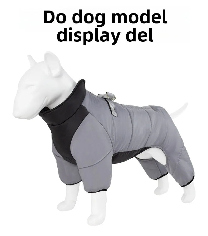 Winter dog cotton coat, , waterproof, non stick fur,