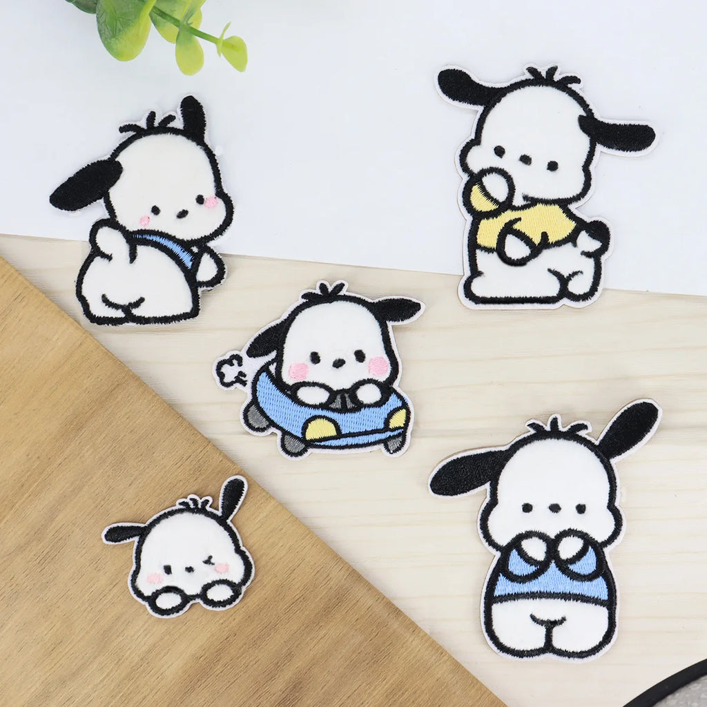 3D Dog Embroidery Iron-On Patch — Handmade Self-Adhesive Applique for Clothes, Shoes & Accessories | Single or Bundle