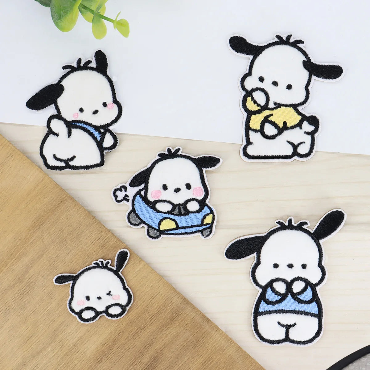 3D Dog Embroidery Iron-On Patch — Handmade Self-Adhesive Applique for Clothes, Shoes & Accessories | Single or Bundle