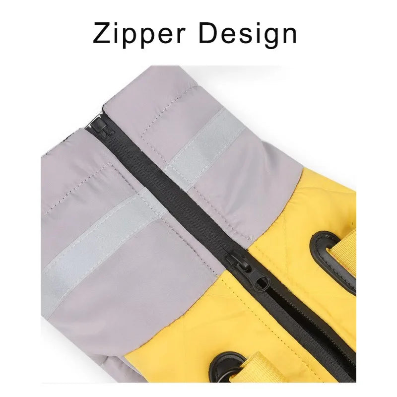 Dog Coat Reflection High Collar