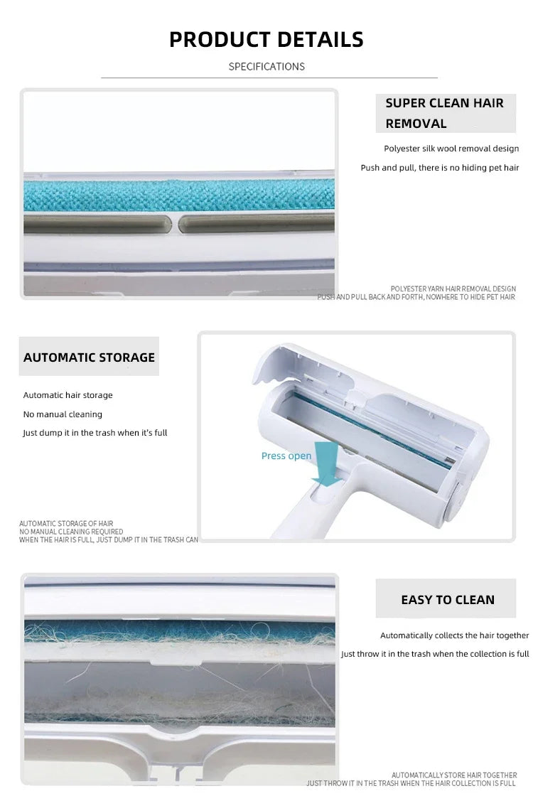 Reusable Pet Hair Remover for Couches, Beds & Car Seats – No Sticky Tape