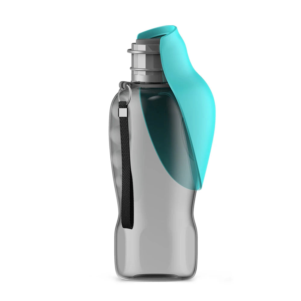 Portable Dog Water Bottle — 800ml Foldable Travel Dispenser for Small, Medium & Large Dogs | 4 Colors