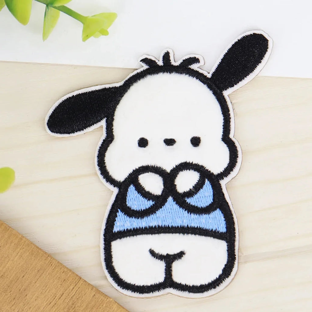 3D Dog Embroidery Iron-On Patch — Handmade Self-Adhesive Applique for Clothes, Shoes & Accessories | Single or Bundle