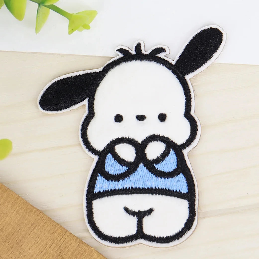 3D Dog Embroidery Iron-On Patch — Handmade Self-Adhesive Applique for Clothes, Shoes & Accessories | Single or Bundle