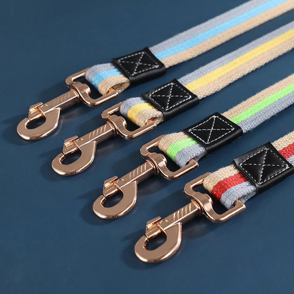 Padded Nylon Dog Training Leash — Strong Traction Lead for Small, Medium & Large Dogs | 4 Colors | 3 Widths | 2 Lengths