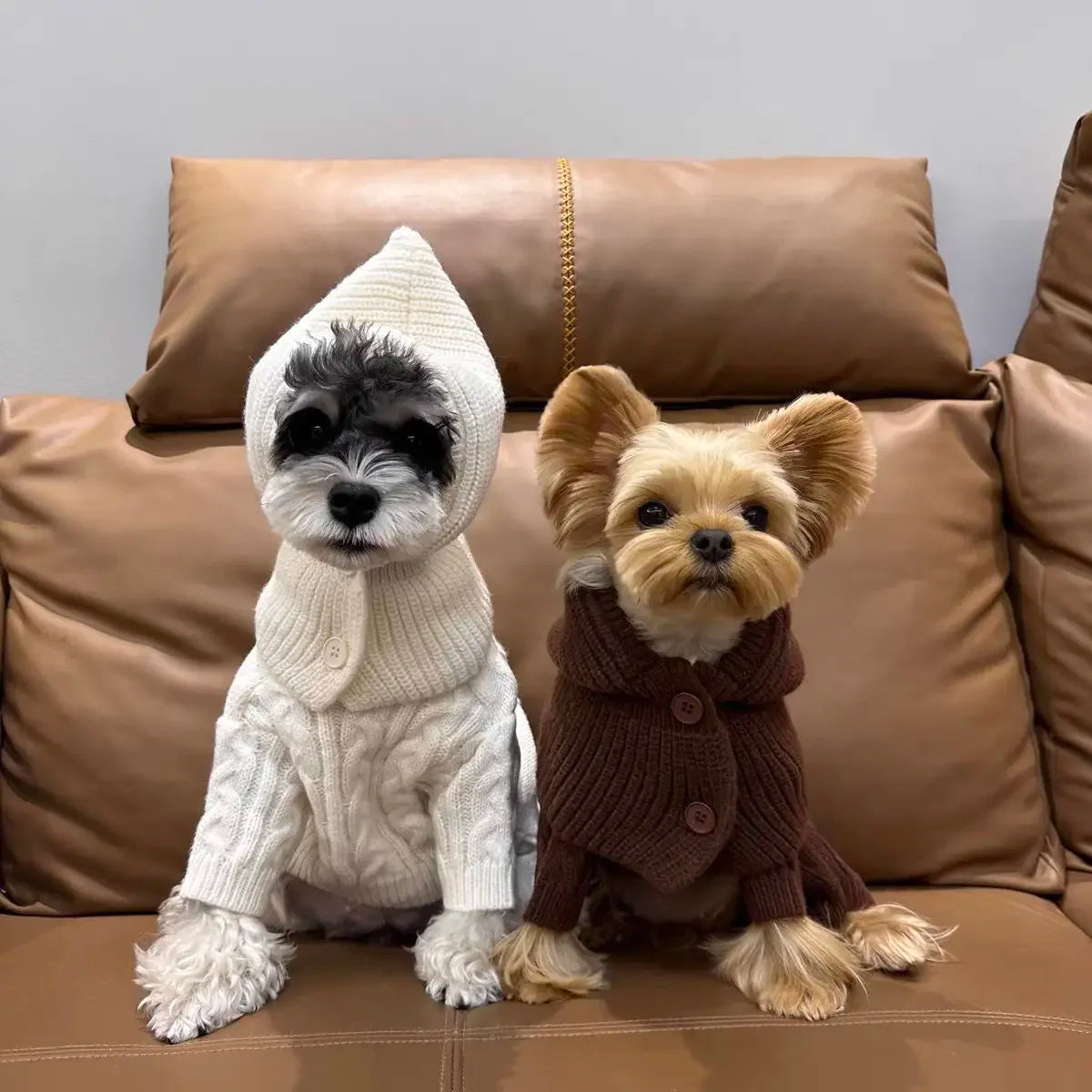 Jumpsuit for Small Dogs, Monochromatic,